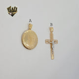 (1-2286-1) Gold Laminate - Religious Pendants - BGF