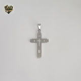 (4-2038-1) Stainless Steel - Cross Pendants.