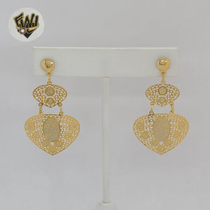 (1-1244-7) Gold Laminate - Alternative Long Earrings - BGF