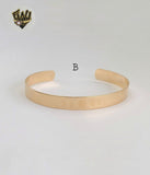 (1-4081) Gold Laminate - 7mm Open Bangles - BGF