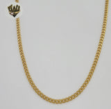 (4-3172) Stainless Steel - 3.5mm Curb Link Chain.