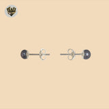 (2-3420-1) 925 Sterling Silver - Balls Stud Earrings