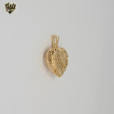 (1-2379-1) Gold Laminate - Heart Pendants - BGF