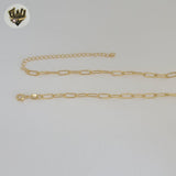(1-6012) Gold Laminate - Charms Choker Necklace - BGF