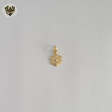 (1-2027-1) Gold Laminate - Tiny Flower Pendants - BGF