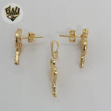 (1-6018-2) Gold Laminate - Cactus Zircon Set - BGF