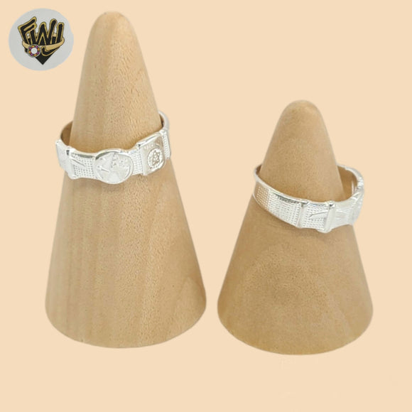 (2-5055-1) Plata de ley 925 - Anillo de banda de viaje