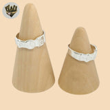 (2-5055-1) Plata de ley 925 - Anillo de banda de viaje