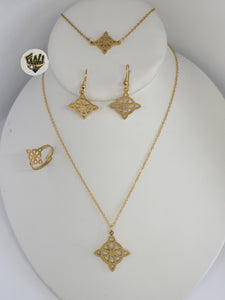 (4-7031) Stainless Steel - Witch Knot Set - 16"