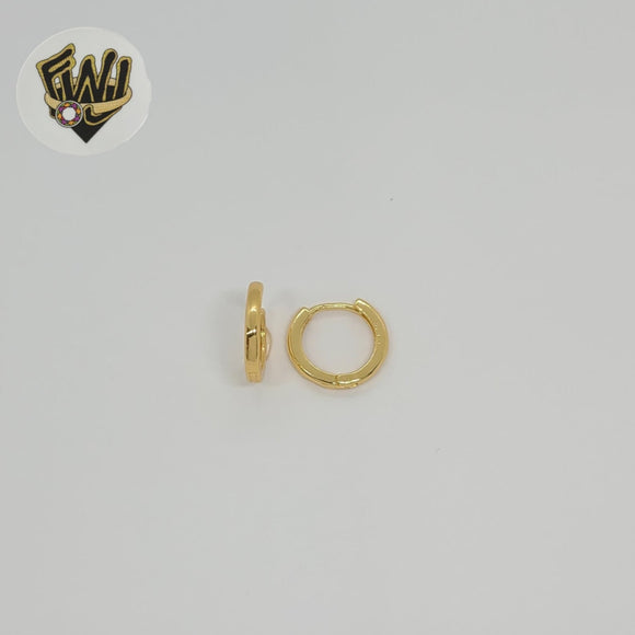 (1-2503-1) Gold Laminate - 15mm Classic Plain Huggies - BGO
