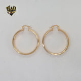 (1-2745) Gold Laminate - Plain Hoops - BGO