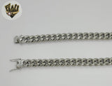 (4-3279-S) Stainless Steel - 10mm Curb Link Chain.