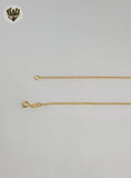 (1-6104) Gold Laminate - Rolo Link Kids Charms Necklace - BGF
