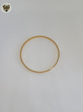 (1-4032) Gold Laminate - 3mm Two tones Bangles - Dozen - BGO