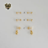 (1-1112) Gold Laminate Earrings - BGF