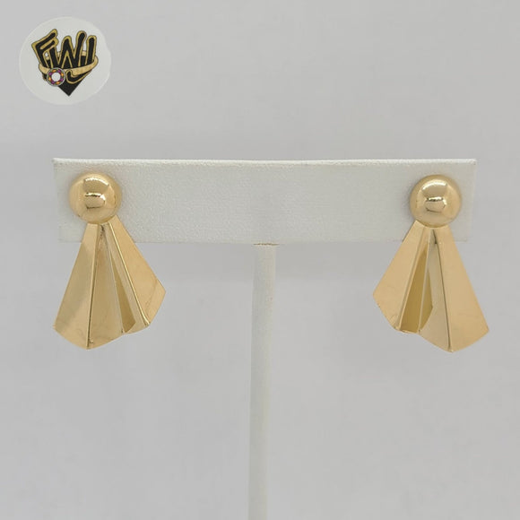 (1-1243-2) Gold Laminate Earrings - BGF