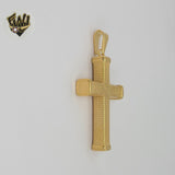 (4-2360) Stainless Steel - Cross Pendants.