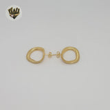 (1-1198-4) Gold Laminate - Magic Herringbone Earrings - BGF