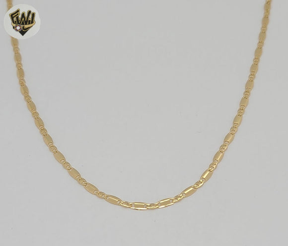 (1-1893-1) Gold Laminate - 2.5mm Alternative Mariner Chain - BGF