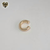 (1-2637-5) Pendientes de puño grueso laminados en oro - BGF