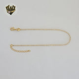 (1-0512) Gold Laminate - 1mm Tennis Bracelet - BGF