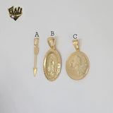 (1-2391) Gold Laminate - Pendants - BGF