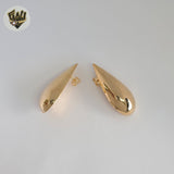 (1-1222-3) Gold Laminate - Drop Stud Earrings - BGF