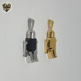 (4-2361) Stainless Steel - Robot Pendants.