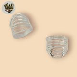 (2-5074-2) Plata de Ley 925 - Anillo Multi Bandas.