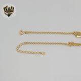 (1-0775-5)Gold Laminate - 2.5mm Dentist Bracelet - 7" - BGF