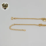 (1-0756-3) Gold Laminate - 2.5mm Dentist Bracelet - 7" - BGF