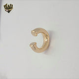 (1-2637-5) Pendientes de puño grueso laminados en oro - BGF