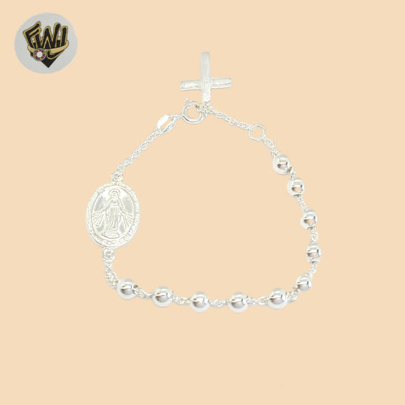 (2-0326) 925 Sterling Silver - Miraculous Balls Bracelet.