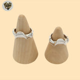 (2-5029-3) 925 Sterling Silver - Twisted Ring.