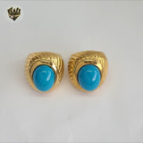 (4-0078) Acero inoxidable - Anillo para hombre con circonitas talladas.