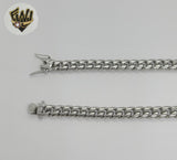 (4-3275-S) Stainless Steel - 8mm Curb Link Chain.