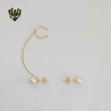 (1-1211-5) Gold Laminate - Asymmetric Earrings - BGF