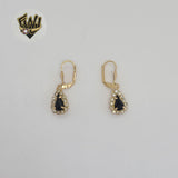 (1-1190-1) Gold Laminate - Zircon Earrings - BGF