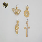 (1-2327) Gold Laminate Pendants - BGF