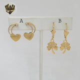 (1-1185-1) Gold Laminate - Long Earrings - BGF