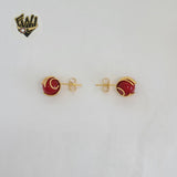 (1-1011) Gold Laminate - Stud Earrings - BGO