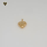 (1-2379-1) Gold Laminate - Heart Pendants - BGF