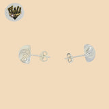 (2-3206) 925 Sterling Silver - Knot Earrings.