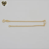 (1-0782) Gold Laminate - Single Zircon Bracelet - BGF