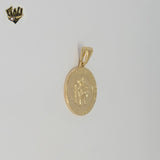 (1-2206) Gold Laminate - Saint Christopher Pendants - BGF