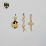 (1-2084) Gold Laminate Pendants - BGF