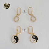 (1-1181-1) Gold Laminate - Dangle Earrings - BGF