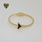 (MBRA-24-Y) Stainless Steel - Tail Bangle.