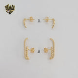 (1-1197-2) Gold Laminate - Small Stud Earrings - BGF