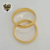 (1-3044-3) Laminado de oro - Anillo unisex con banda clásica - BGO